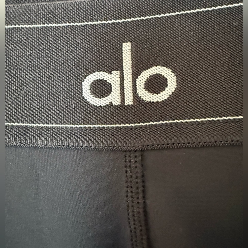 Alo Airlift High-Waist Suit Up Legging Black/White Sz S - Picture 4 of 8